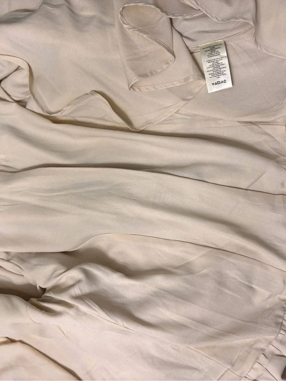 Free People Beige Layered Button-Front Blazer